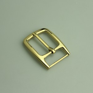 Boucle à broches de mode brillante de l\'or, accessoires en métal pour ceinture